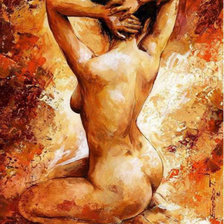 Схема вышивки «Nudez»