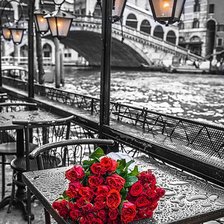 Схема вышивки «букет роз»