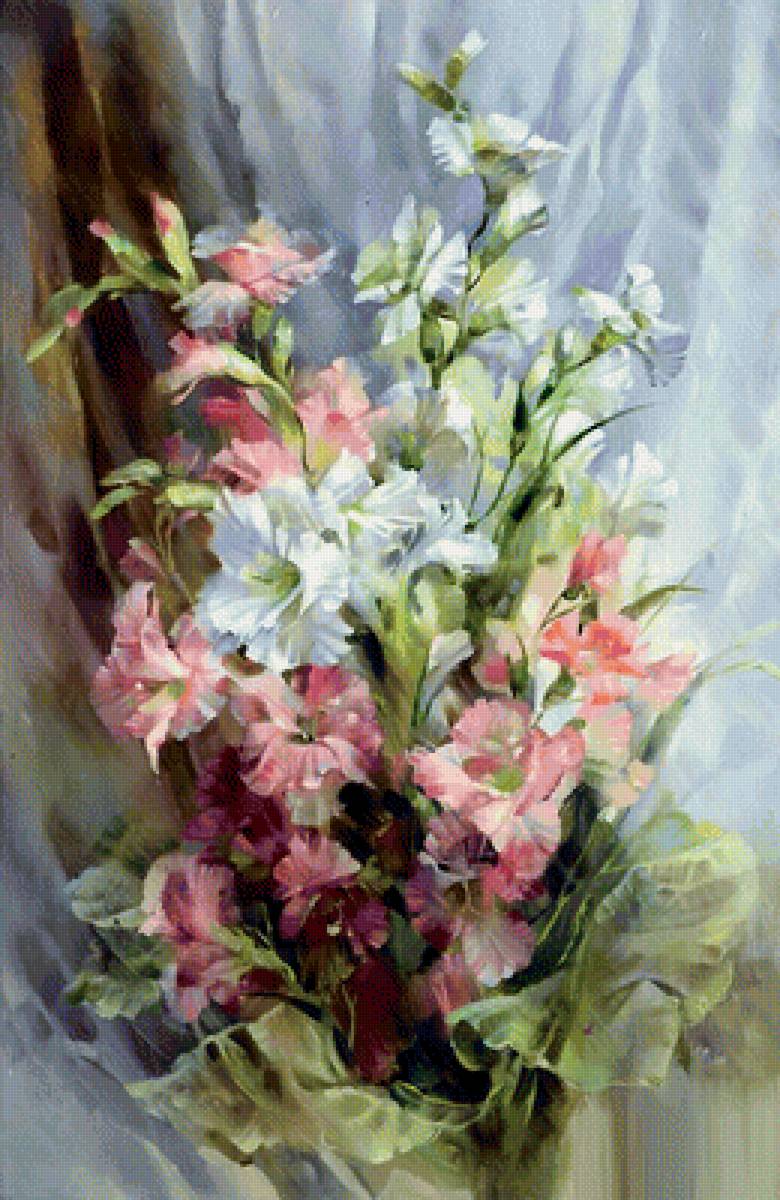 букет гладиолусов - букет гладиолусов - предпросмотр