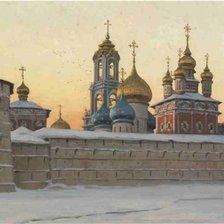 Схема вышивки «Троице-Сергиева лавра»