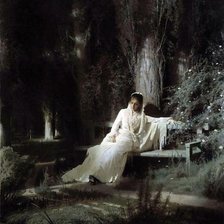 Схема вышивки «"Лунная ночь" Иван Крамской»