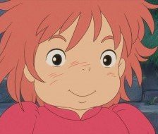 Схема вышивки «Рыбка поньо на утесе»