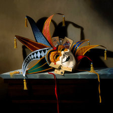 Схема вышивки «Маска шута»