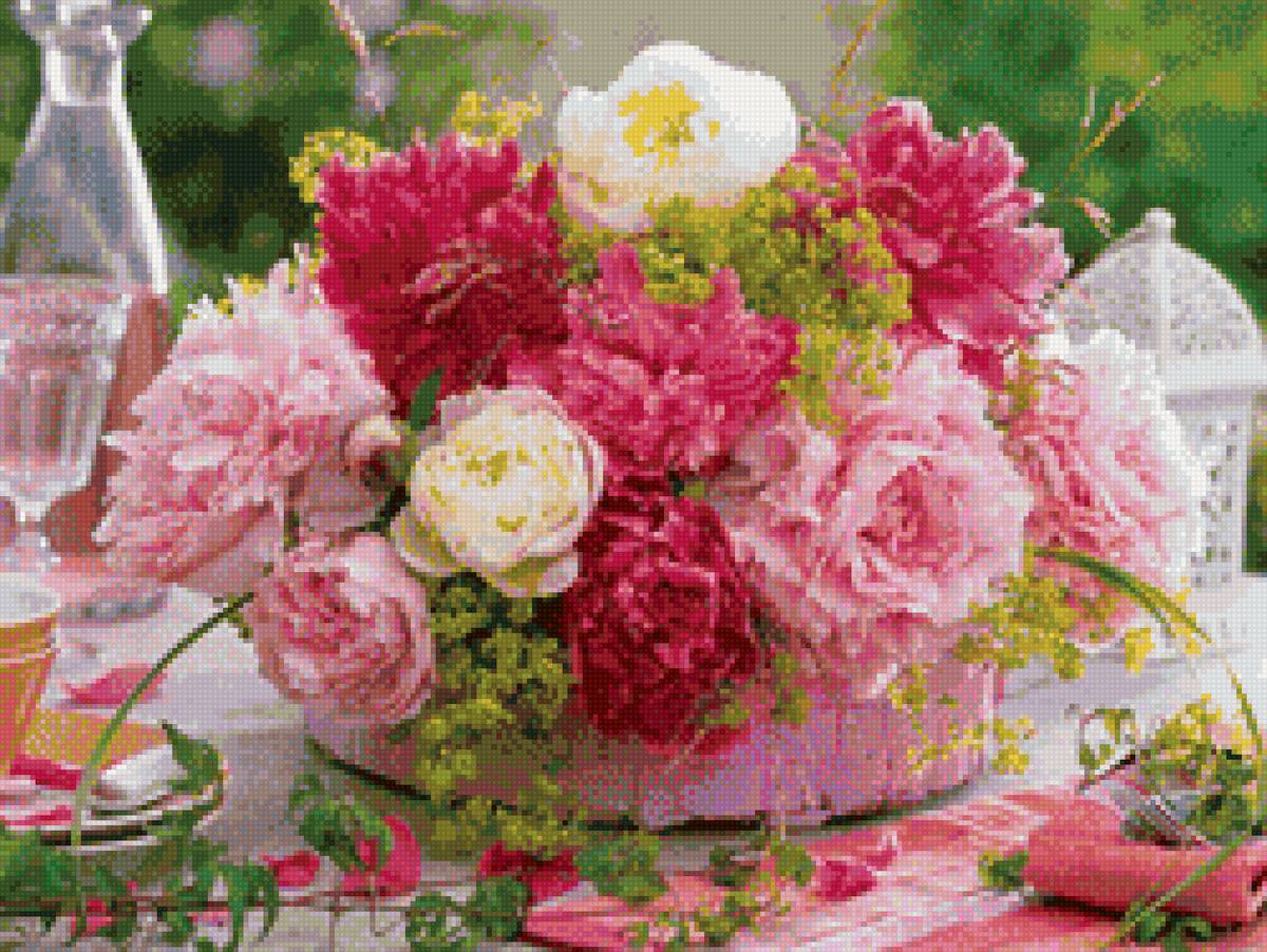 нежные пионы - пионы, букет - предпросмотр