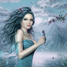 Схема вышивки «фея леса»