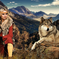 дева с волком