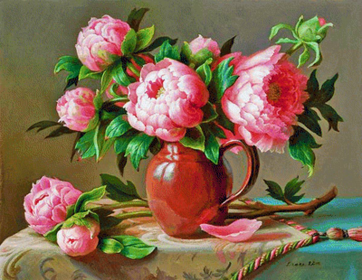 пионы - предпросмотр