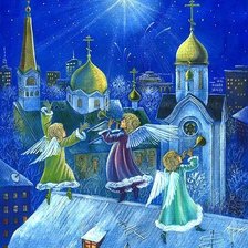 Схема вышивки «Ангелы»