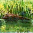Предпросмотр схемы вышивки «Красивый пейзаж» (№1680077)