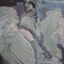 Схема вышивки «Врубель "Царевна-лебедь"»