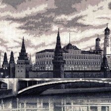 Схема вышивки «москва»