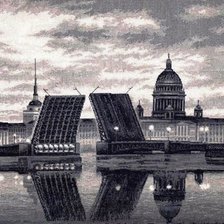 Схема вышивки «питер»