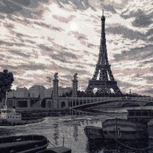 Схема вышивки «париж»