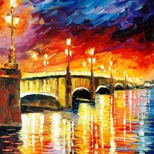 Схема вышивки «мост»