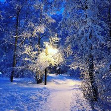 Схема вышивки «Зимняя сказка»