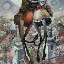 Схема вышивки «на крыше»