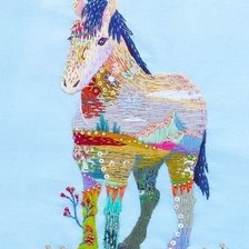 Схема вышивки «подарок подруги»