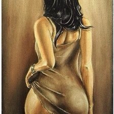 Схема вышивки «Девушка»