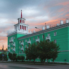 Схема вышивки «Дзержинск»