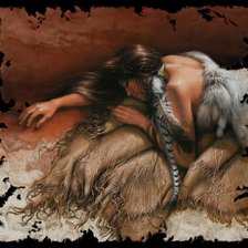 Схема вышивки «Фигура женщины»