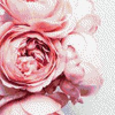 Схема вышивки «пионы»