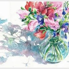 Схема вышивки «цветы»