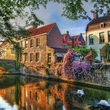 Схема вышивки «городской пейзаж»