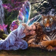 Схема вышивки «фея 2»