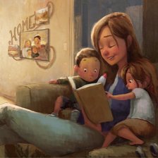 Схема вышивки «Мама»