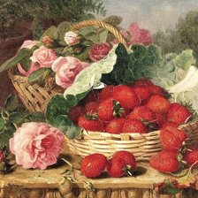 Схема вышивки «2клубника»