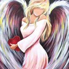 Схема вышивки «Ангел»