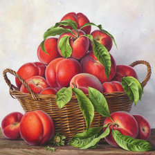 Схема вышивки «Персики»