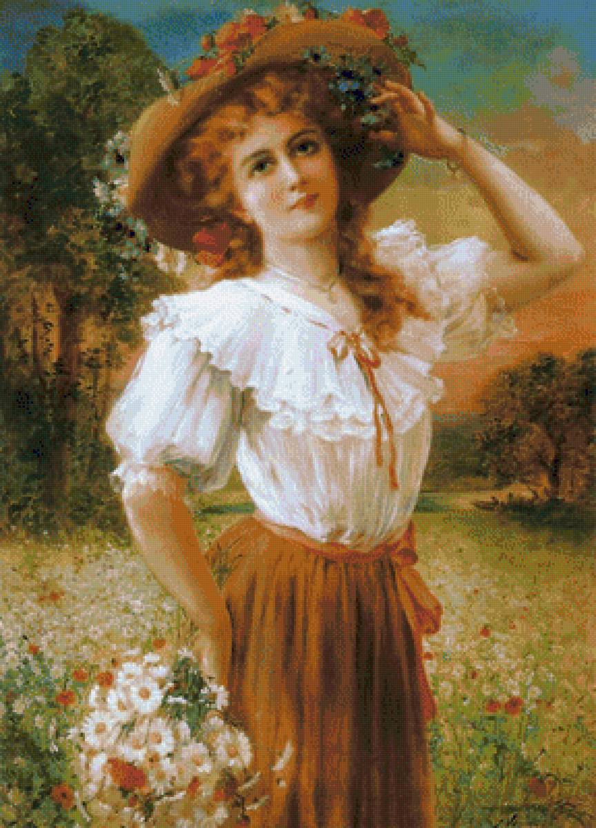 №1688535 - девушка, картина - предпросмотр