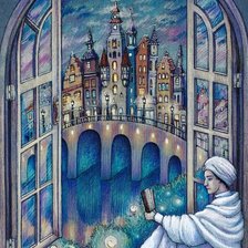 Схема вышивки «Макс Фрай. Лабиринты Ехо»