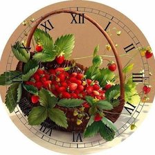 Схема вышивки «часы»