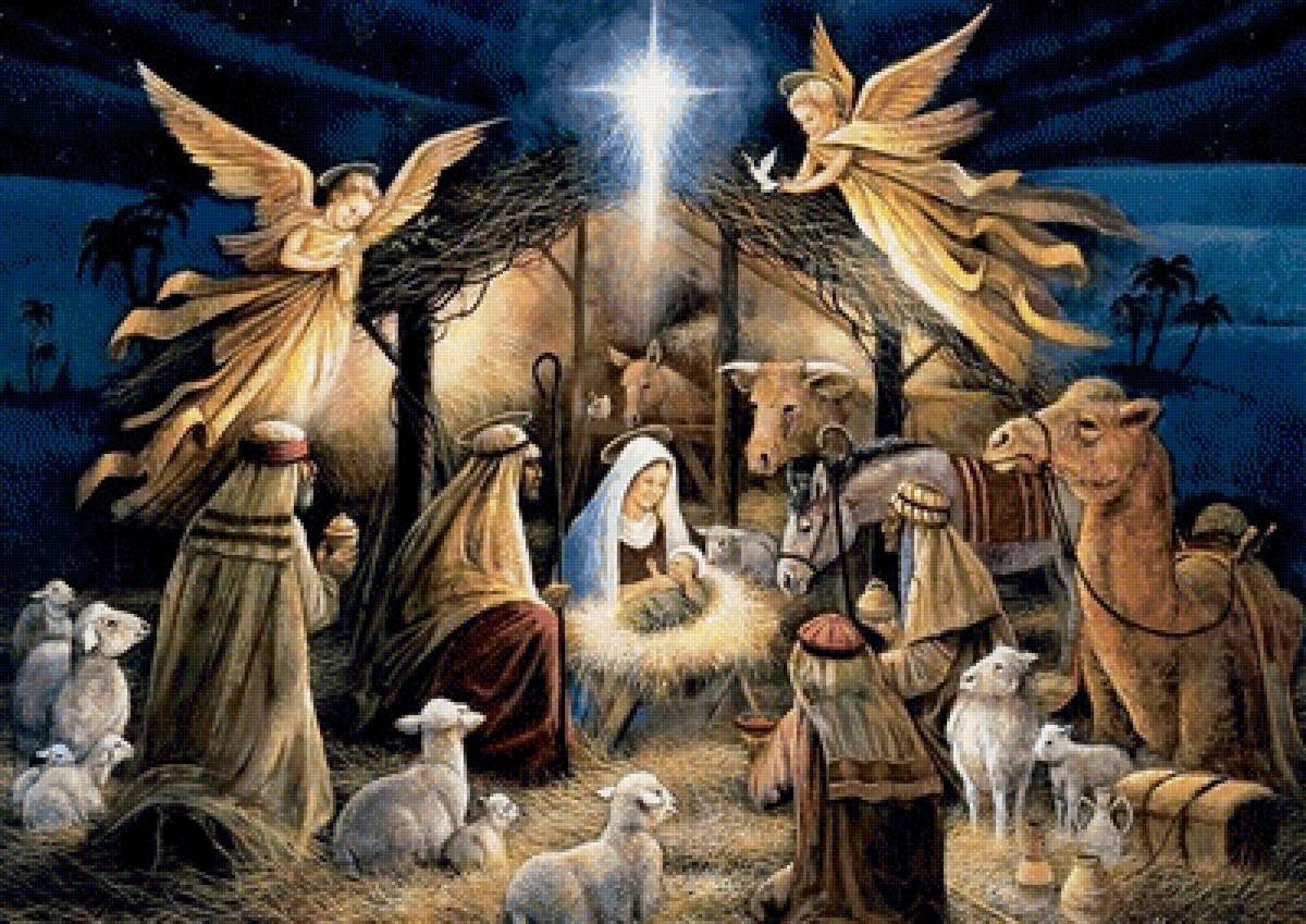 рождение Христа - библейский сюжет - предпросмотр
