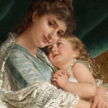 Схема вышивки «Мамины объятья»