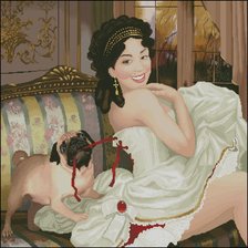 Схема вышивки «после бала»