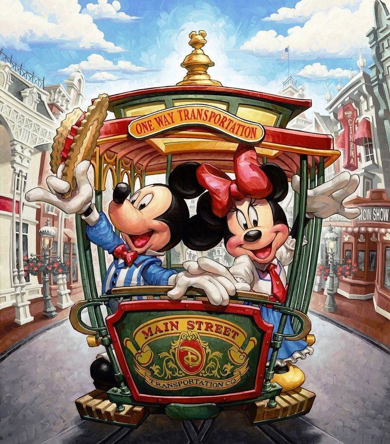 микки - герои мультфильмов - оригинал