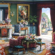 Схема вышивки «SALON»