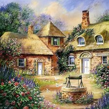 Схема вышивки «CASAS»