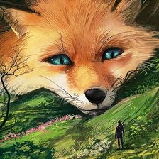 Схема вышивки «Лисенок»