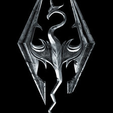 Схема вышивки «Skyrim»