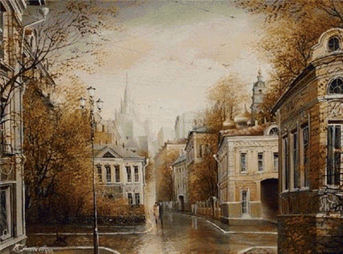 городской пейзаж - город, пейзаж города - предпросмотр