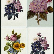 Схема вышивки «цветочный коллаж 11»