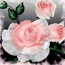 Схема вышивки «Троянди»