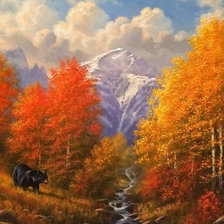 Схема вышивки «медведь 2»