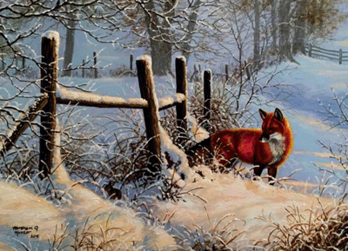 лиса - животные - предпросмотр