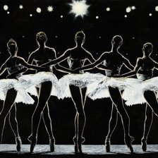 Схема вышивки «балет  3»