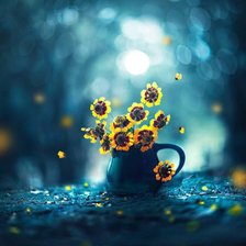 Схема вышивки «Цветы в кувшине»